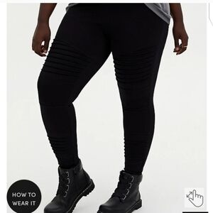 🆕️🖤MOTO BLACK PREMIUM LEGGINS - FULL LENGTH🖤